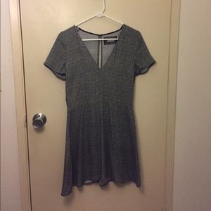 Reformation Plaid Mini Dress